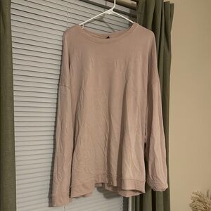 pink sweatshirt